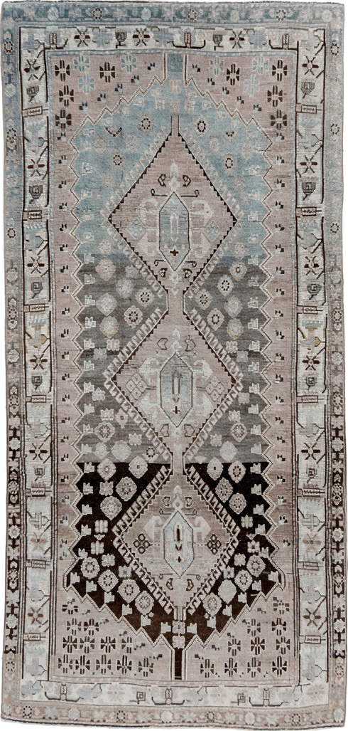 Vintage Kurd Runner Rug (4' x 9')
